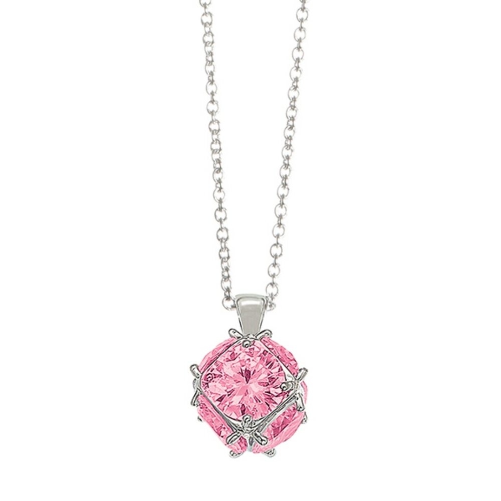 Pink orbit necklace - Picture 4 of 4